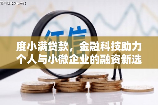 江口度小满贷款，金融科技助力个人与小微企业的融资新选择