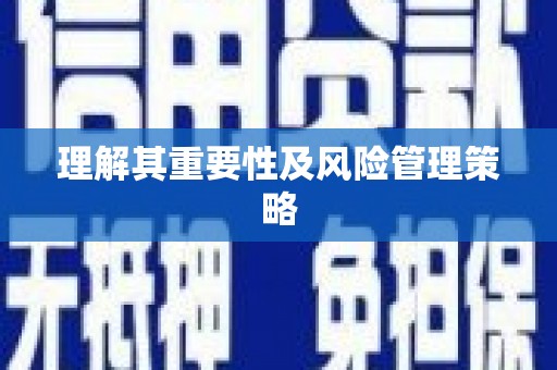 江口理解其重要性及风险管理策略