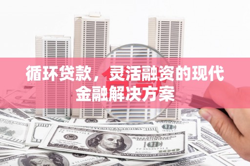 江口循环贷款，灵活融资的现代金融解决方案