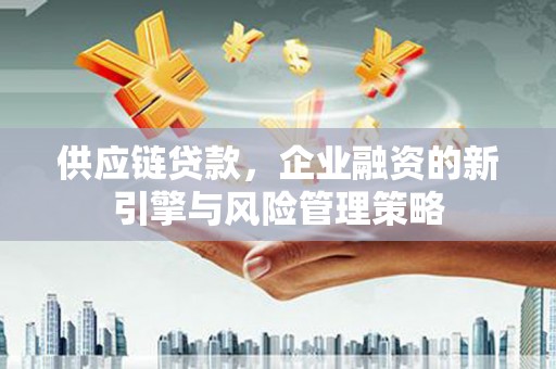 江口供应链贷款，企业融资的新引擎与风险管理策略