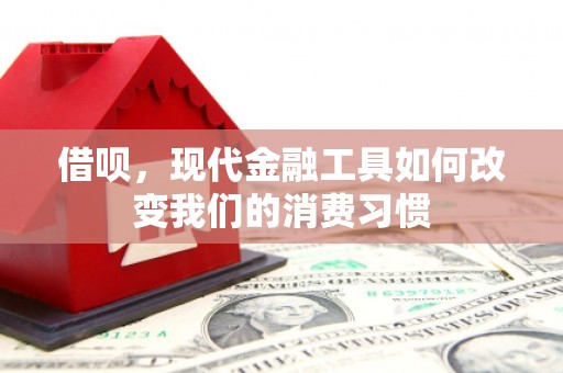 江口借呗，现代金融工具如何改变我们的消费习惯