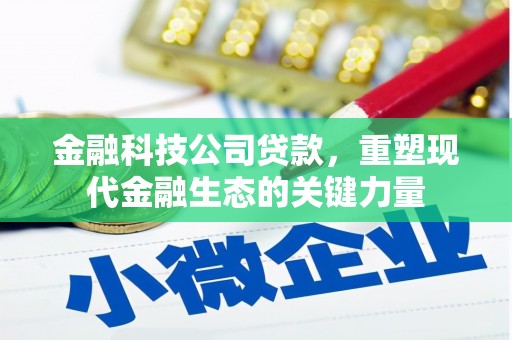 江口金融科技公司贷款，重塑现代金融生态的关键力量