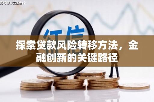 江口探索贷款风险转移方法，金融创新的关键路径