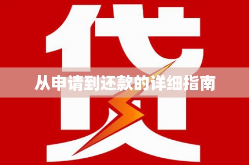 江口从申请到还款的详细指南
