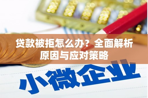 江口贷款被拒怎么办？全面解析原因与应对策略